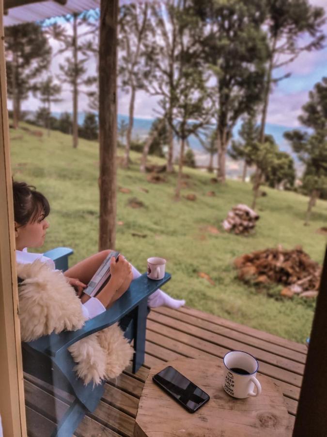 Cabana Refugio - Pousada Colina Dos Ventos Urubici Bagian luar foto
