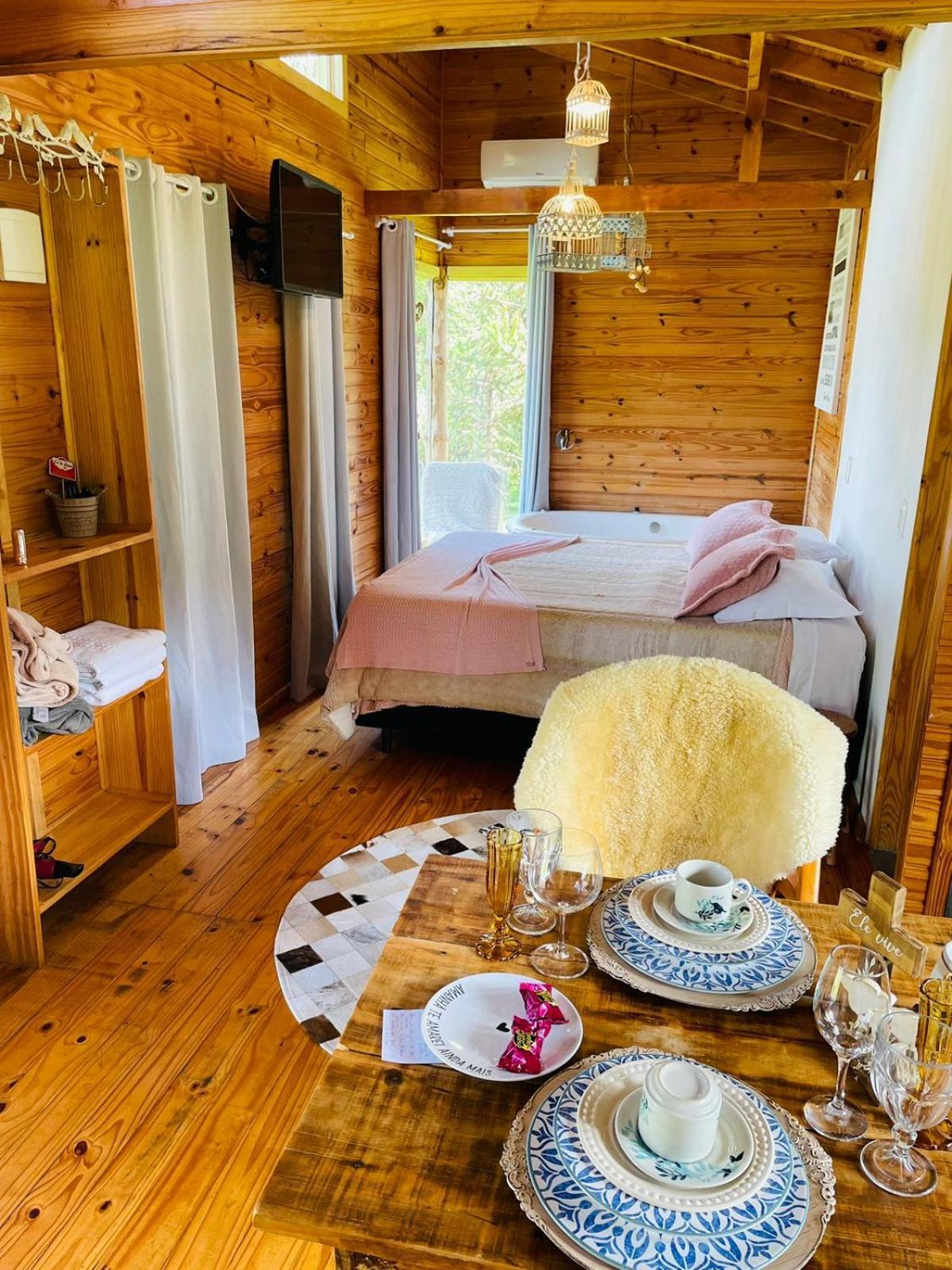 Cabana Refugio - Pousada Colina Dos Ventos Urubici Bagian luar foto