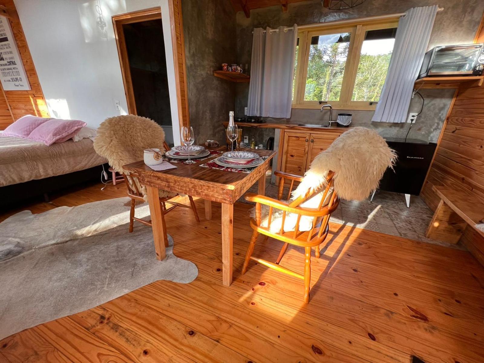 Cabana Refugio - Pousada Colina Dos Ventos Urubici Bagian luar foto